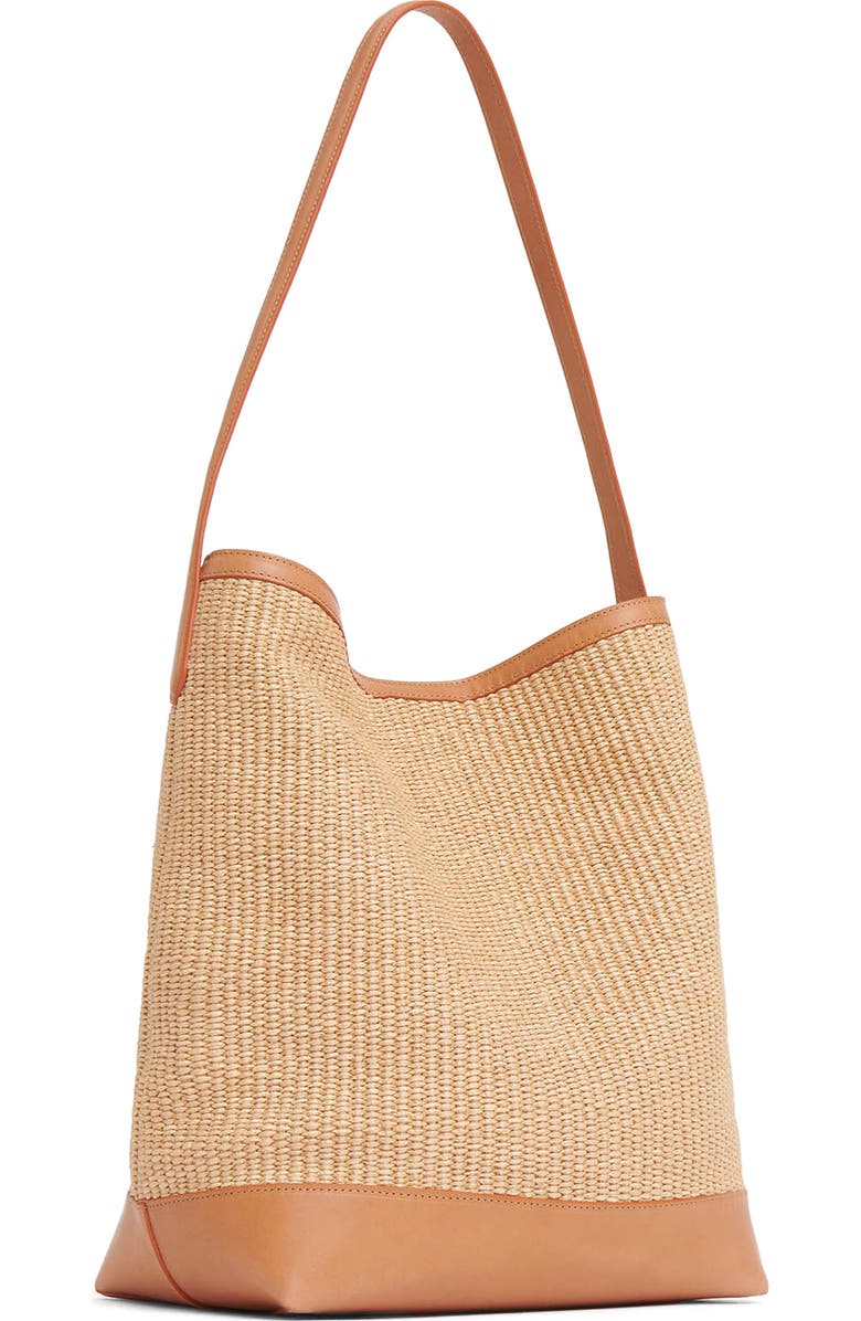 Mansur Gavriel Everyday Cabas Raffia Hobo Bag, Alternate, color,