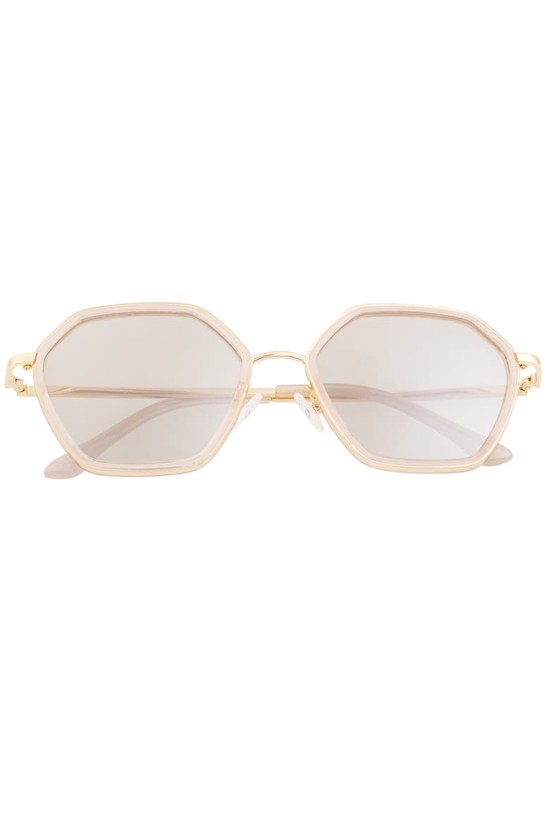 Ariana Polarized Sunglasses, Alternate, color, Pink/Clear