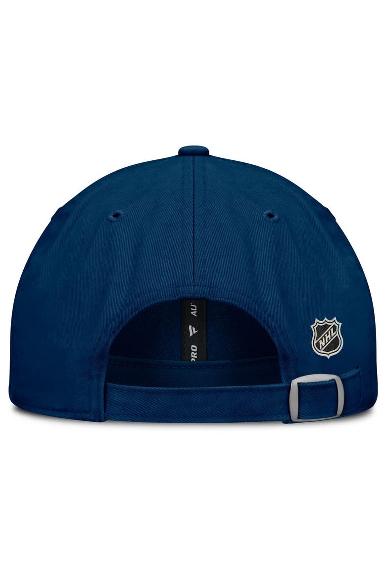 Women's Fanatics Deep Sea Blue Seattle Kraken Authentic Pro Rink Adjustable Hat, Alternate, color, Navy