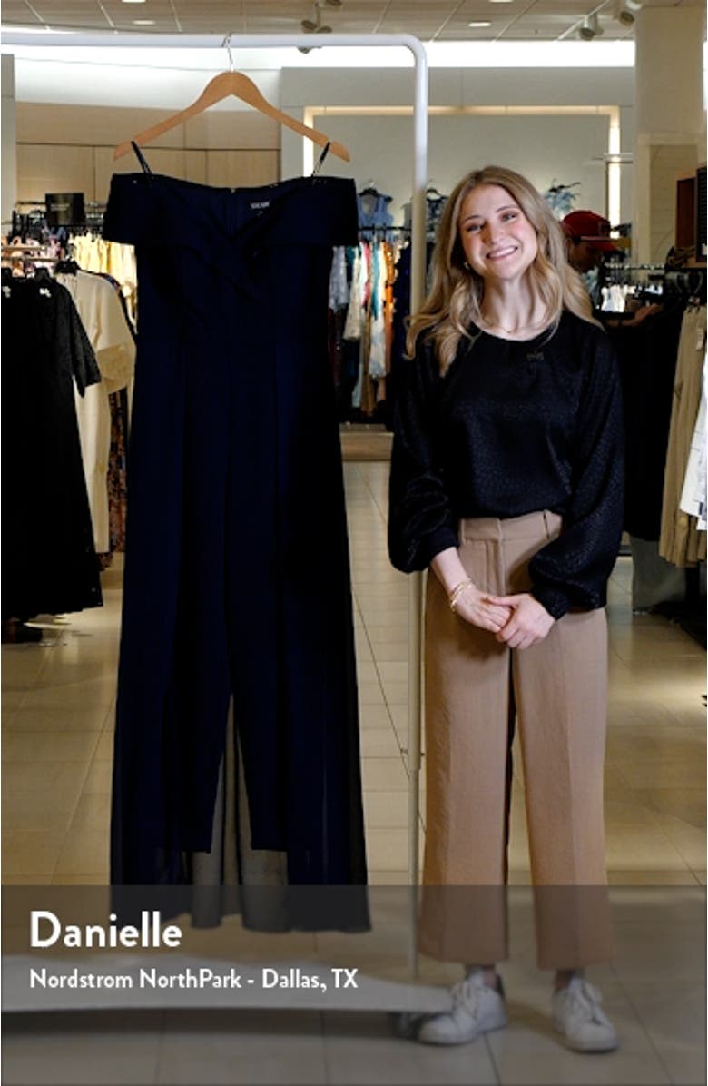 Off the Shoulder Maxi Jumpsuit, sales video thumbnail