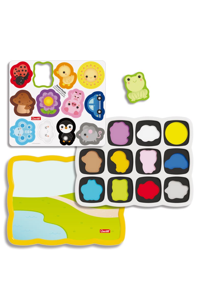 Quercetti Smart Puzzle First Colors 13 Piece Doublesided Magnetic, Alternate, color, 