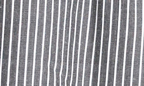 Billy T Jenifer Linen Blend Shirtdress In Smoke Stripes