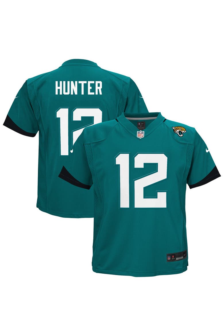 Preschool Nike Travis Hunter Teal Jacksonville Jaguars Team Game Jersey, Main, color, Teal