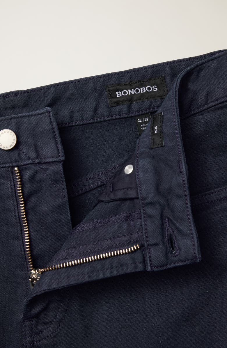 Bonobos Travel Slim Fit Stretch Jeans, Alternate, color, Nightfall