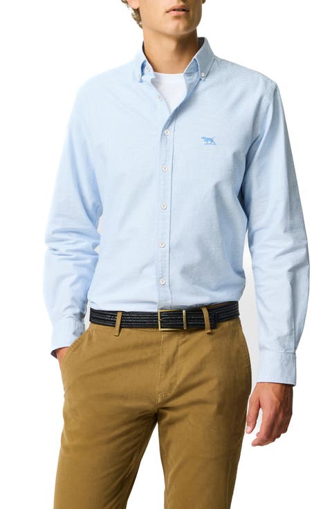 Oxford Crossings Sports Fit Cotton Dobby Button-Down Shirt