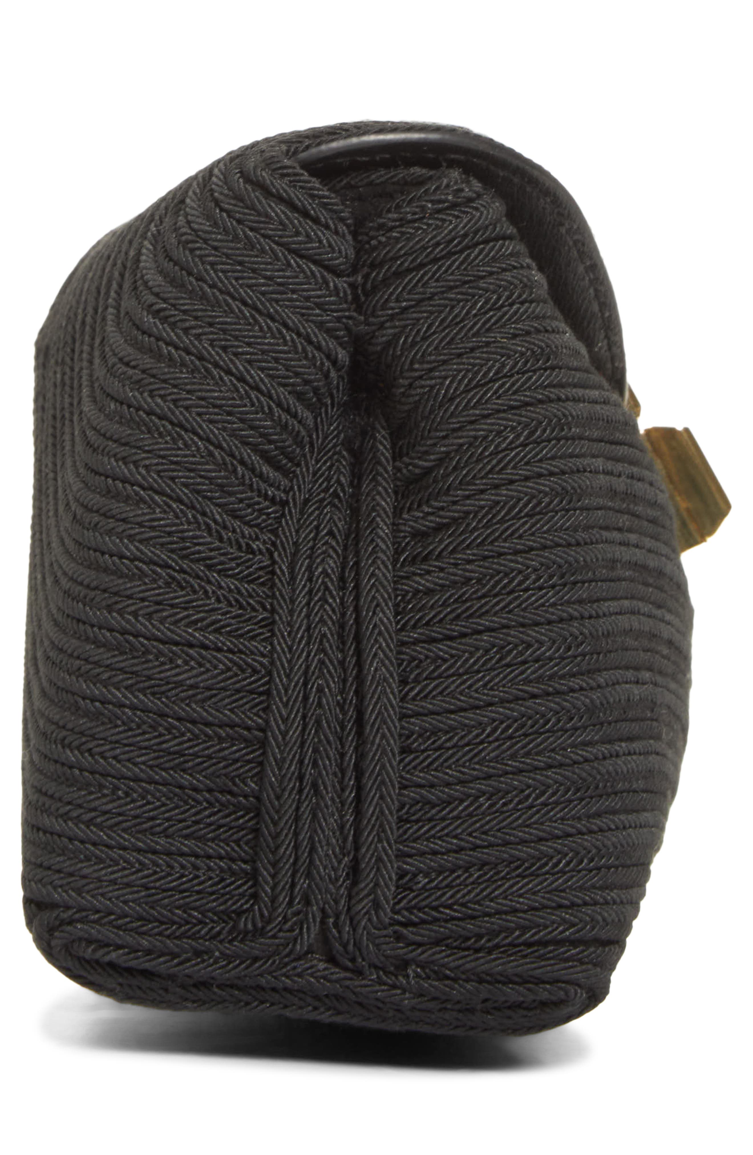 TOTEME Mini T-Lock Rope Clutch, Alternate, color, Black