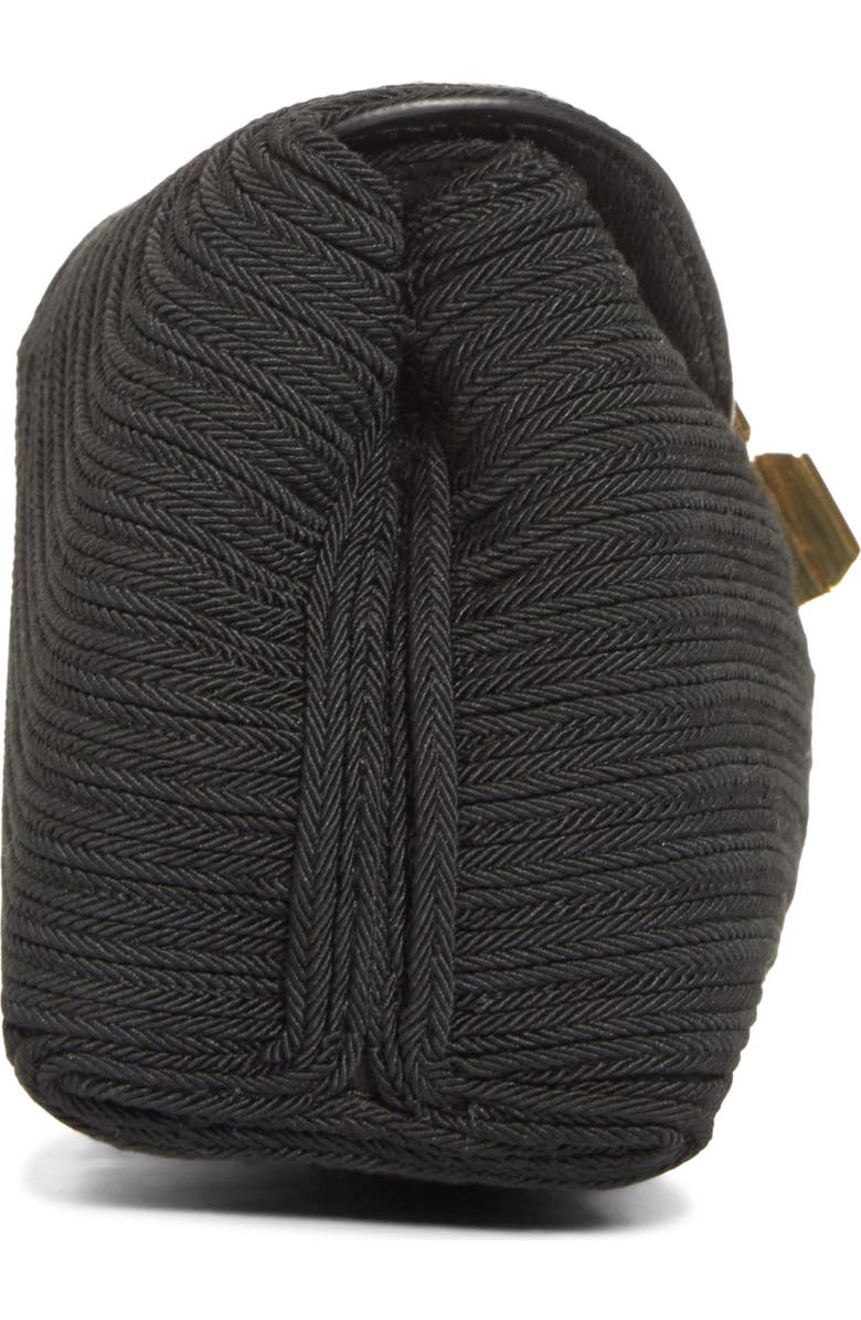 TOTEME Mini T-Lock Rope Clutch, Alternate, color, Black