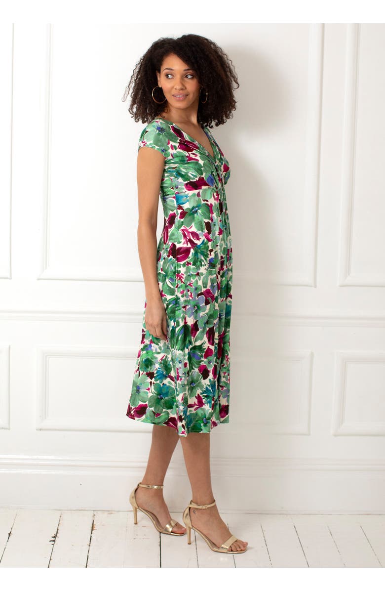 Alie Street London Sara Midi Dress, Alternate, color, Paradise Green