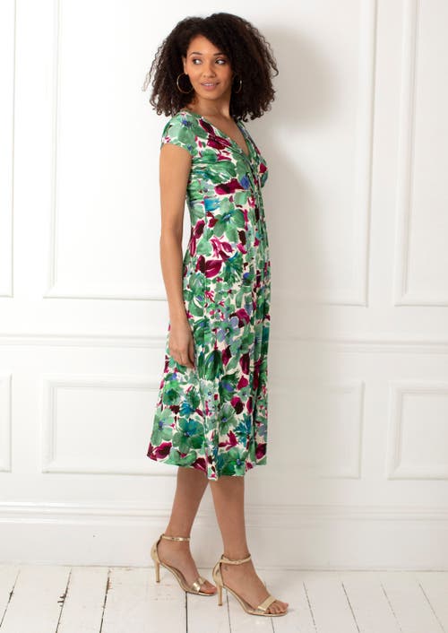 Alie Street London Sara Midi Dress In Green