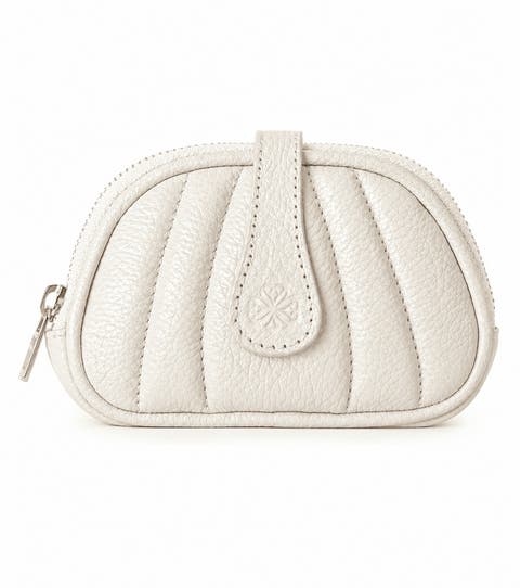 Écrin Ameline Textured Leather Zip Pouch
