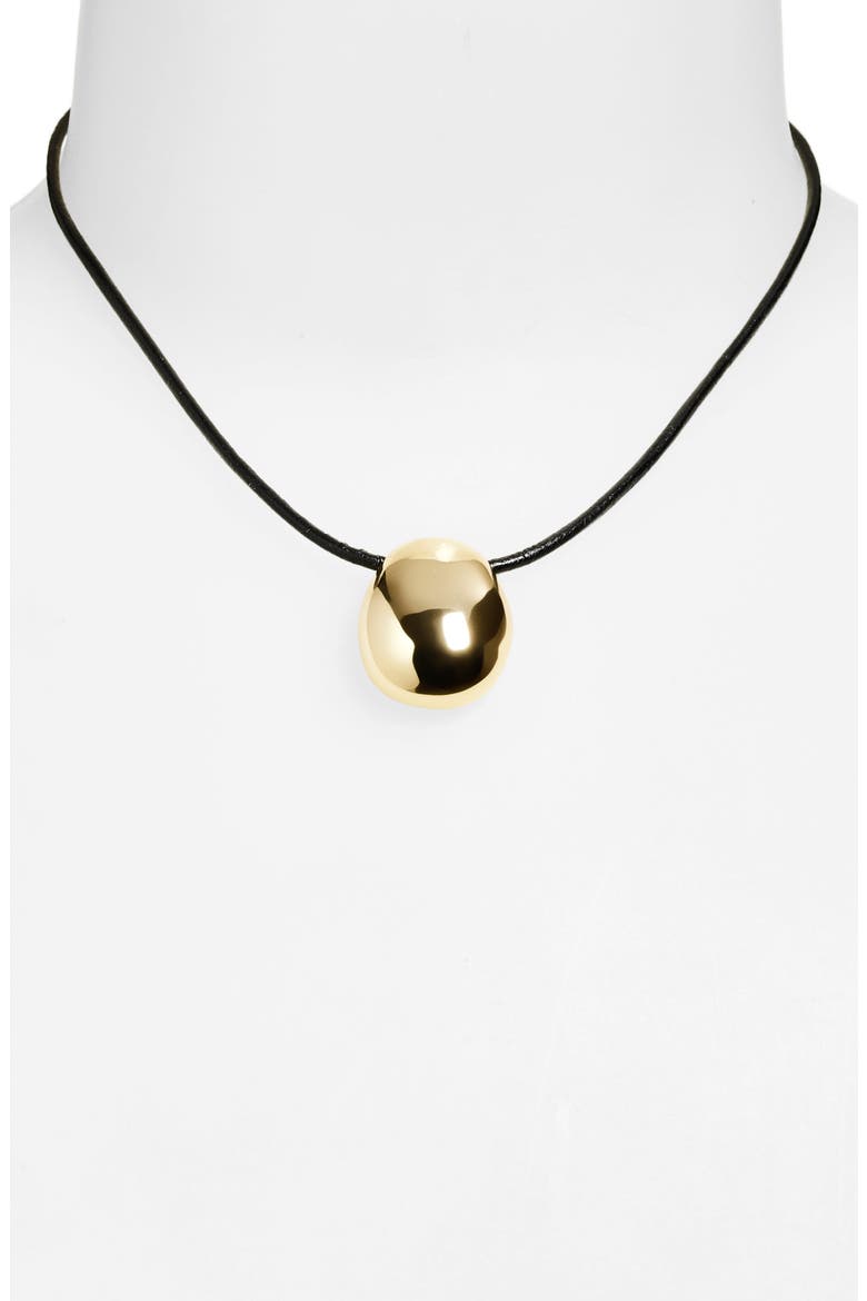Lasso Pendant Necklace, Alternate, color, GOLD
