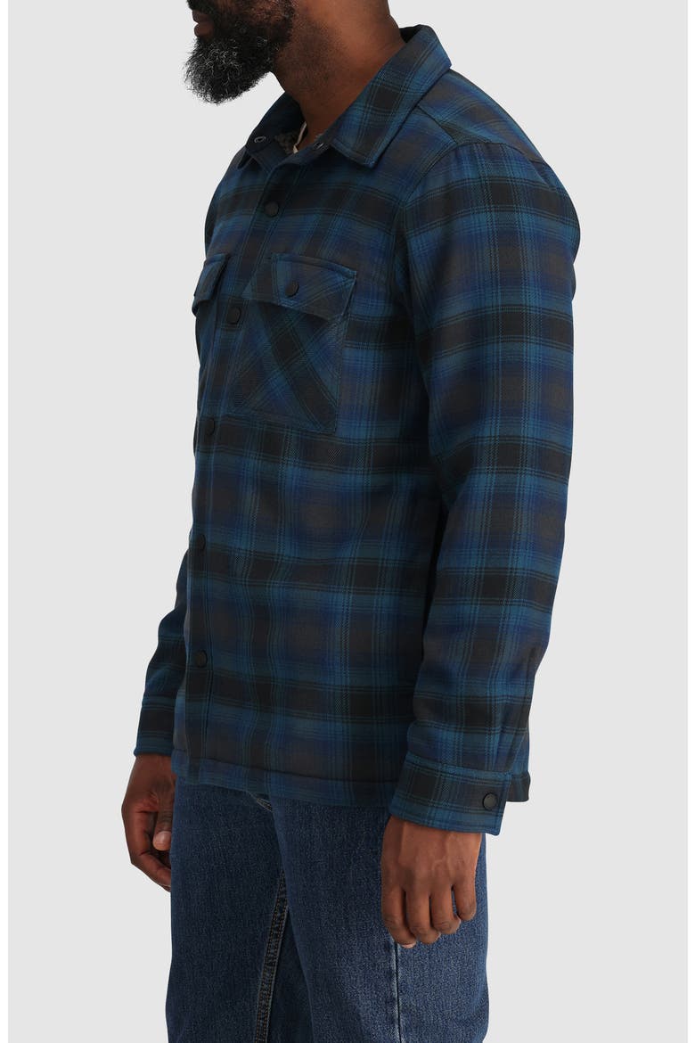 Feedback Water Resistant Shirt Jacket, Alternate, color, HARBOR PLAID