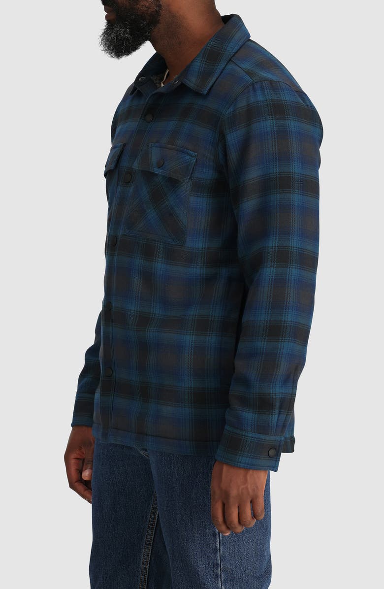 Outdoor Research Feedback Water Resistant Shirt Jacket, Alternate, color, Harbor Plaid