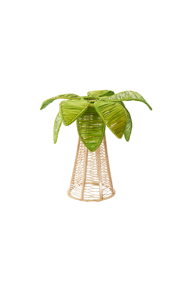 Palm Tree Candle Holder, Main, color, Medium Apple Green