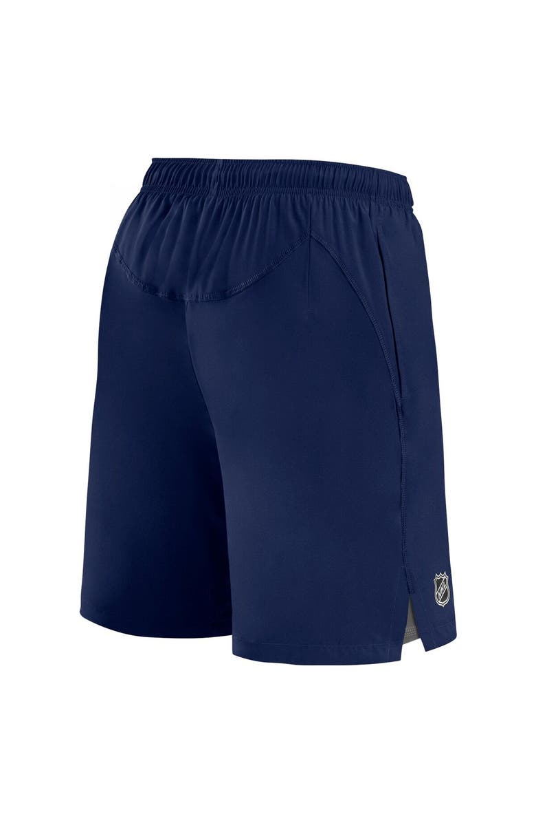 FANATICS Men's Fanatics Branded Navy Columbus Blue Jackets Authentic Pro Rink Shorts, Alternate, color, 