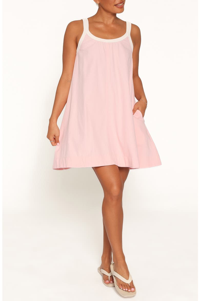 Madrid Minidress, Main, color, PINK/ CREAM
