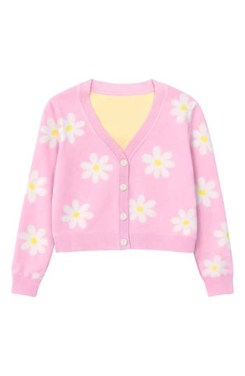 Pixielane Kids' Yummy Cardigan In Pink