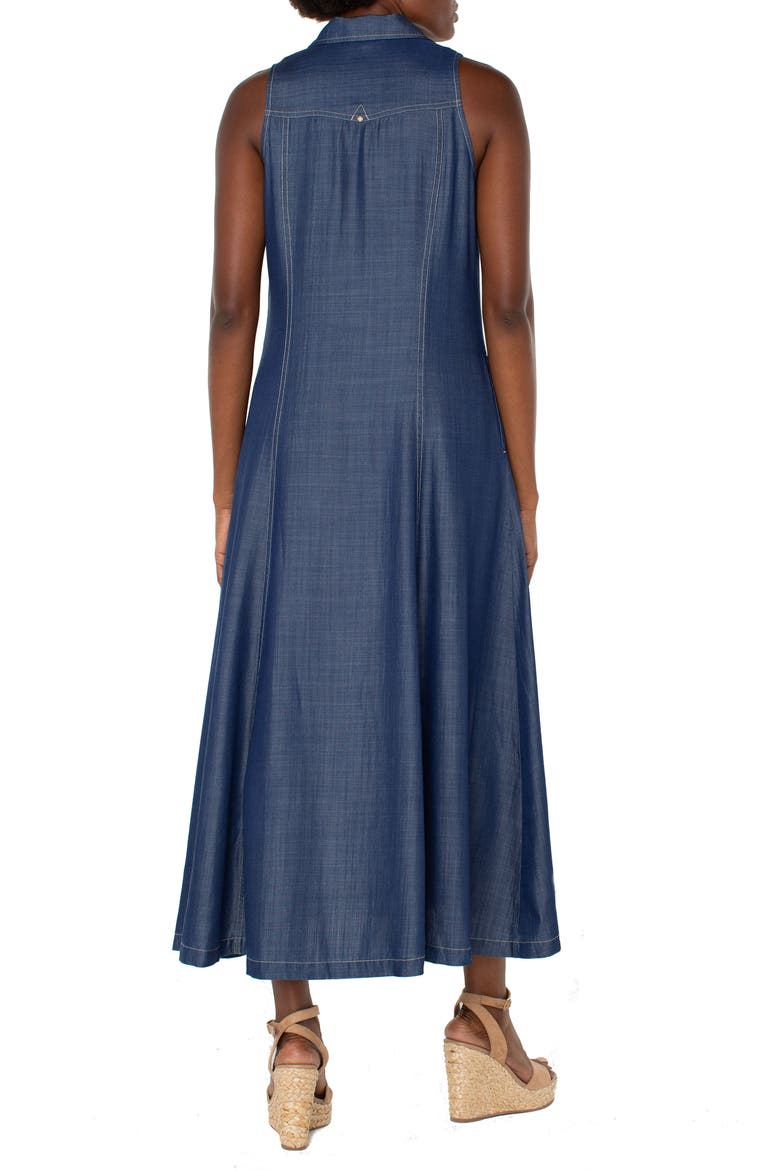 Sleeveless Denim Dress, Alternate, color, RINSE WASH
