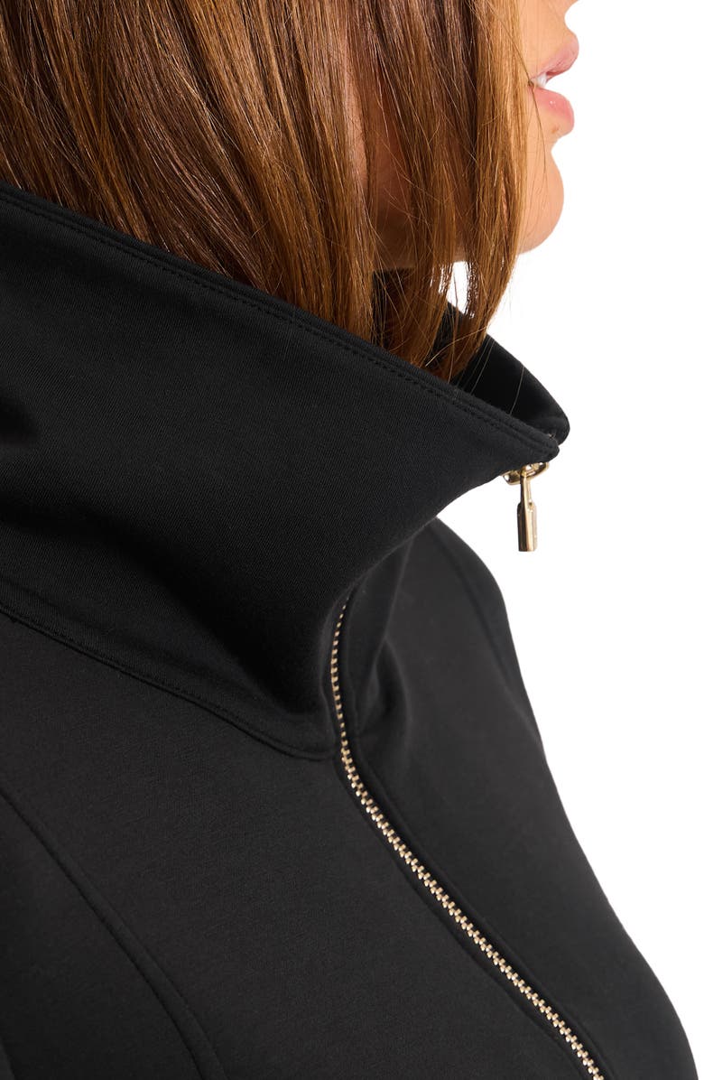 Tommy Bahama Palm Voyage Half Zip Pullover, Alternate, color, Black