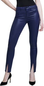 L'AGENCE Jyothi High Waist Split Ankle Skinny Jeans