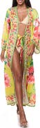RANEES Tie Waist Longline Cover-Up Duster