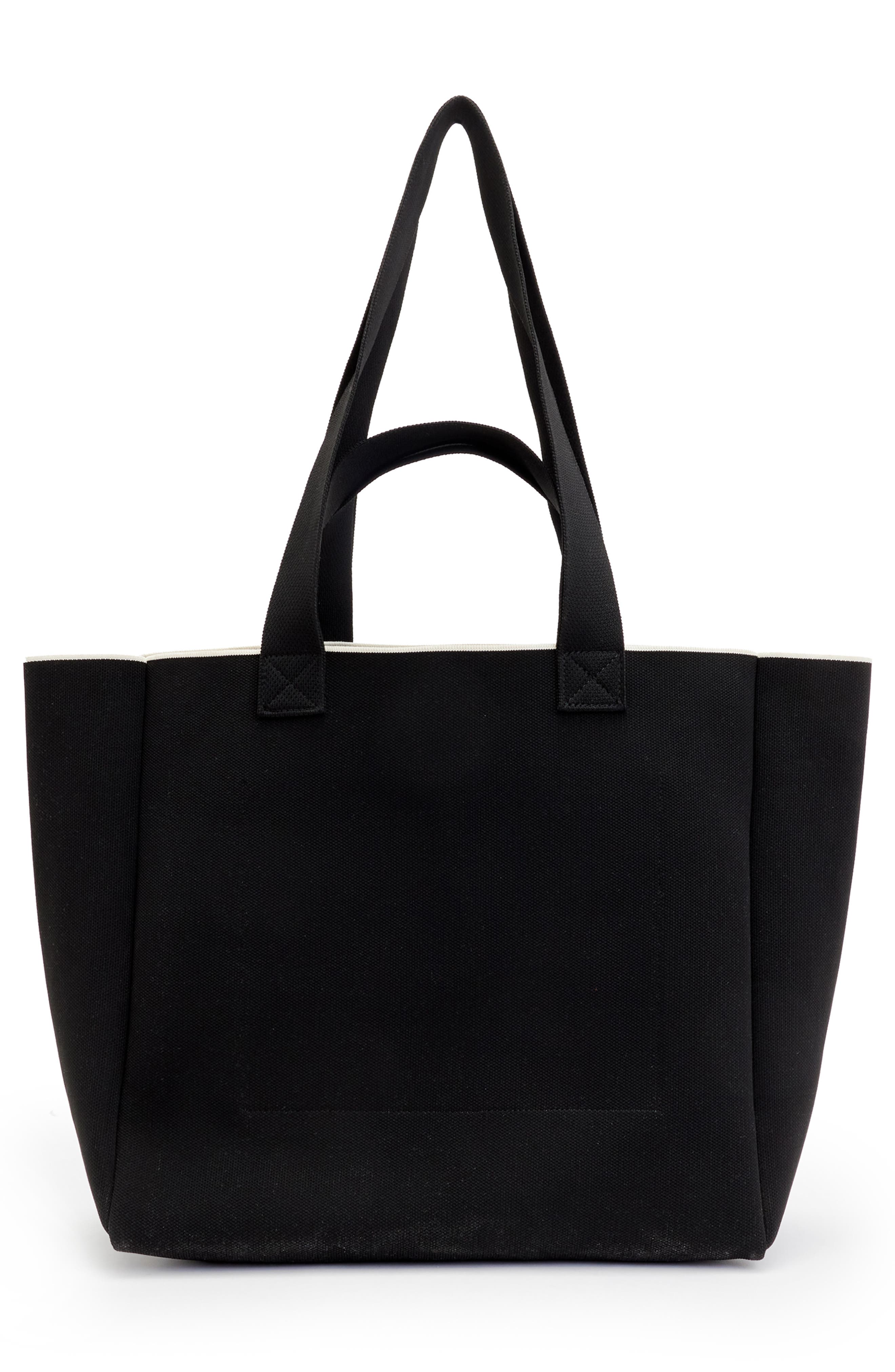 AllSaints Izzy Recycled Polyester Tote, Alternate, color, Black