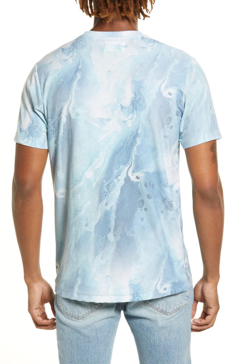 Sol Angeles Marble Swirl Print T-Shirt, Alternate, color, 