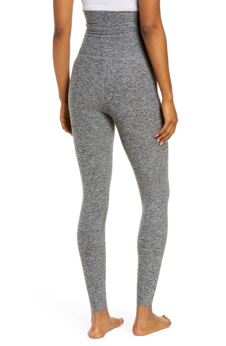 Beyond Yoga Empire Waist Maternity Leggings, Alternate, color, 