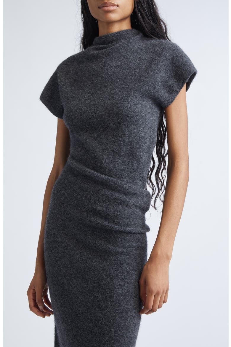 Abie Boiled Knit Sweater Dress, Alternate, color, DARK GREY