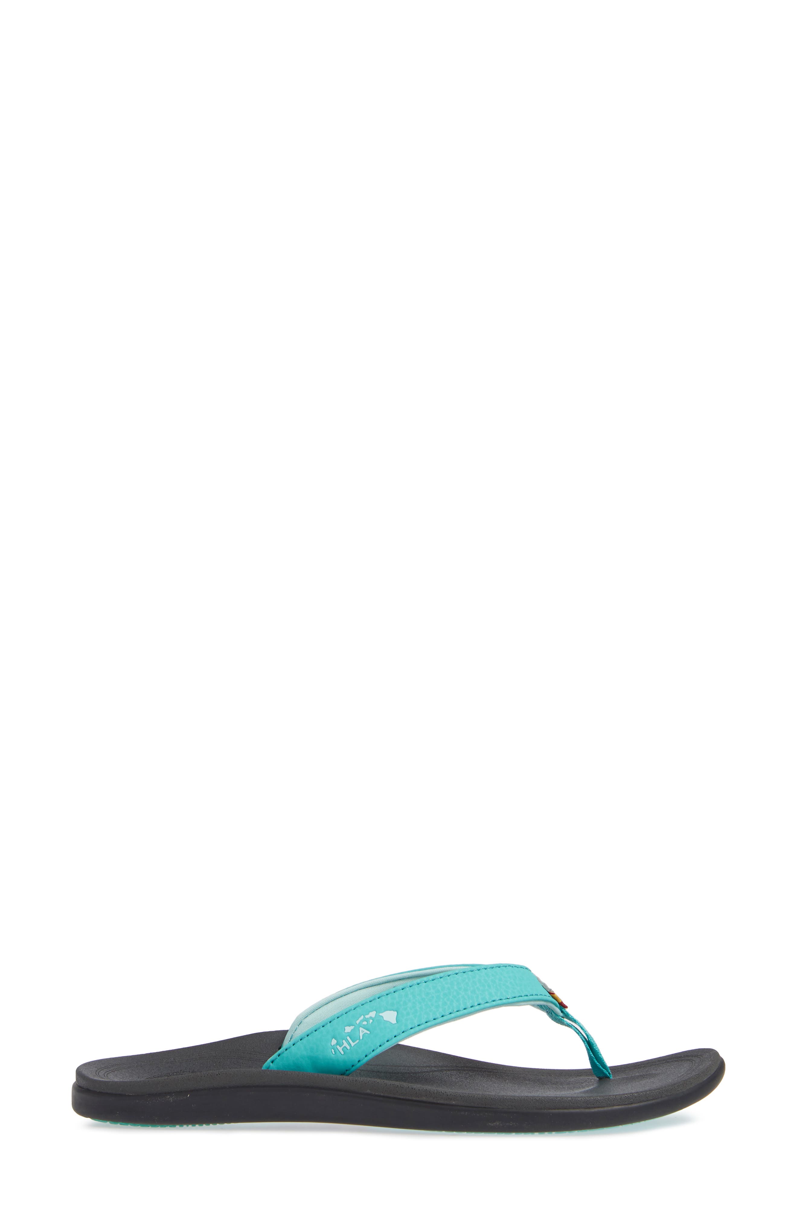 Punua Kiai Flip Flop, Alternate, color, TROPIC BLUE/ DARK SHADOW