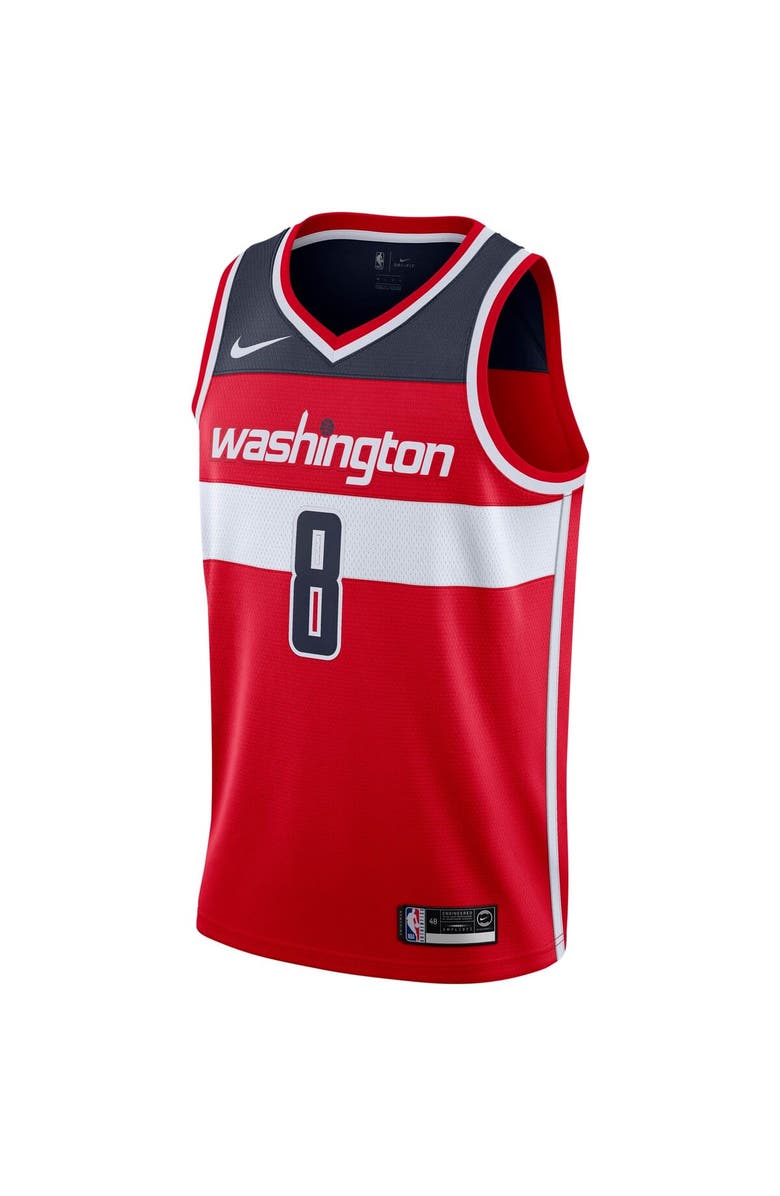 Nike Men's Nike Rui Hachimura Red Washington Wizards 2019/2020 Swingman Jersey - Icon Edition, Alternate, color, 