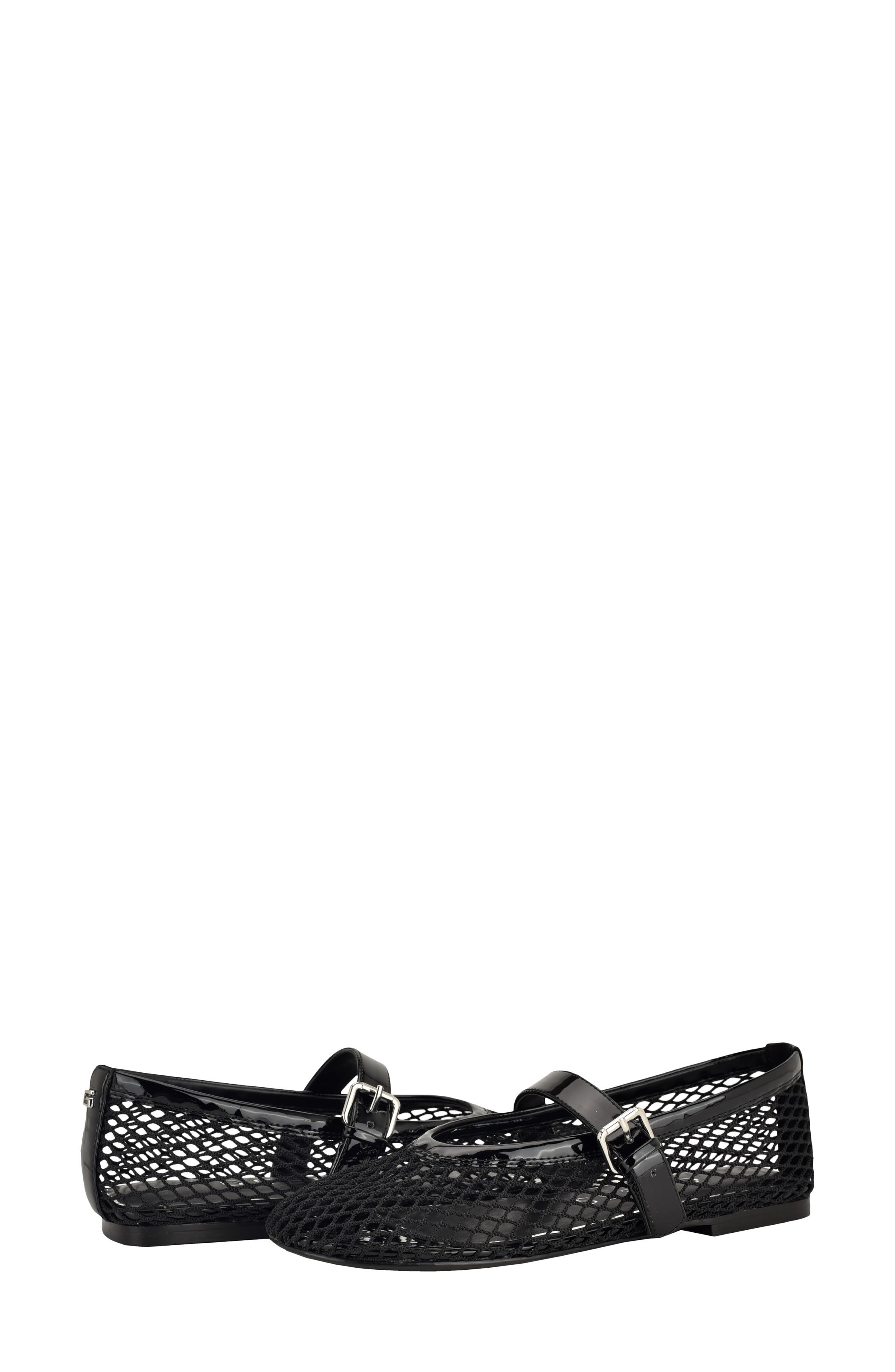 GUESS Paxey Mary Jane Flat, Alternate, color, Black