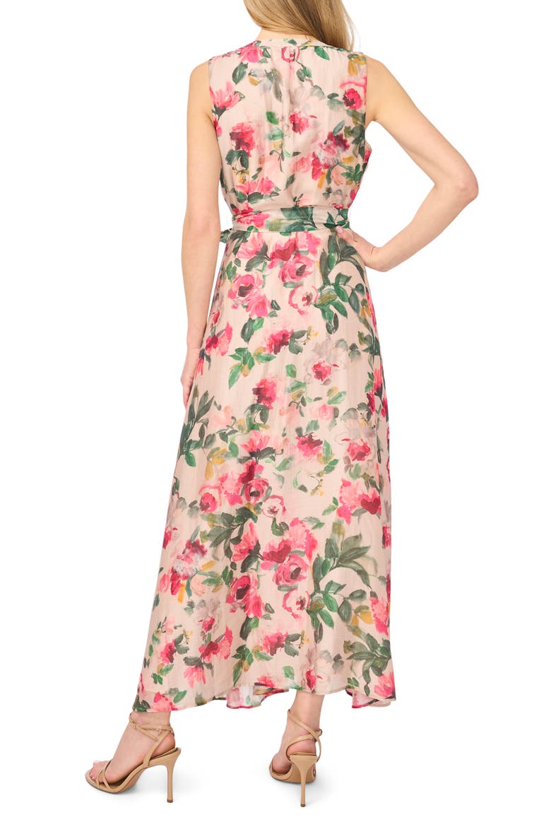 Tie Waist Maxi Dress, Alternate, color, PINK TINT