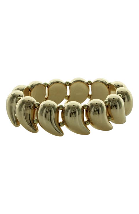 Avani Puffy Teardrop Stretch Bracelet