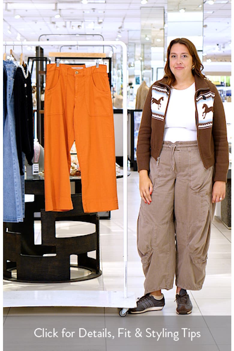 Stride High Waist Crop Wide Leg Utility Pants video