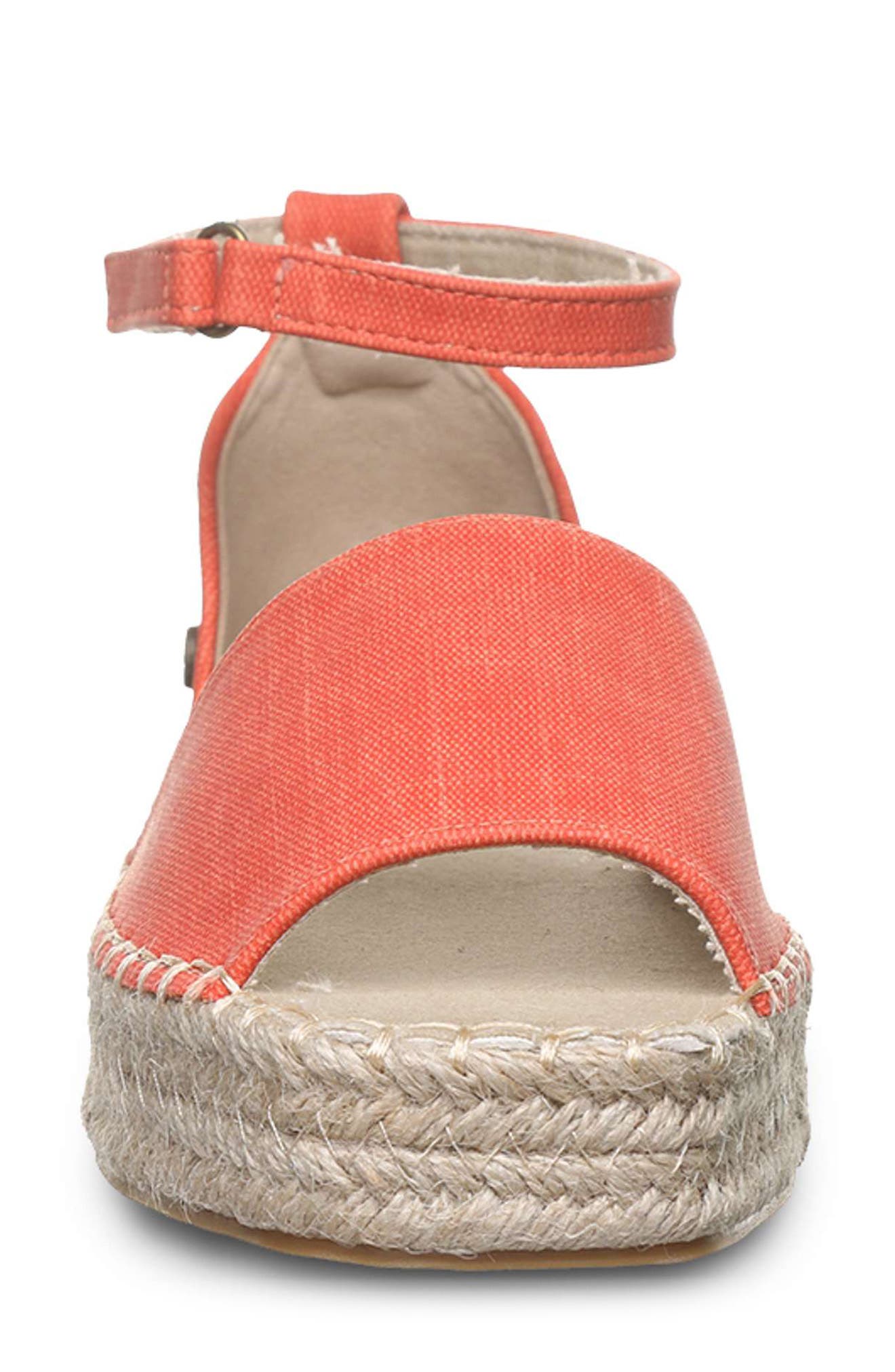 Affagato Espadrille Sandal, Alternate, color, CORAL