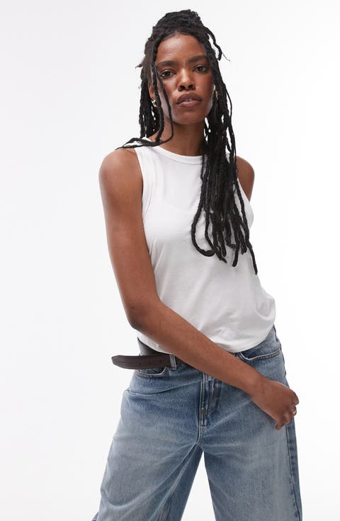 Loose Fit Crewneck Tank