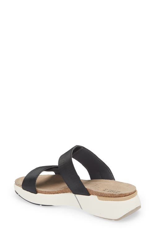 Naot Calliope Slide Sandal In Black