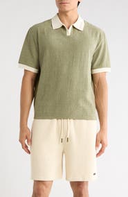 HONOR THE GIFT Pique Johnny Collar Polo