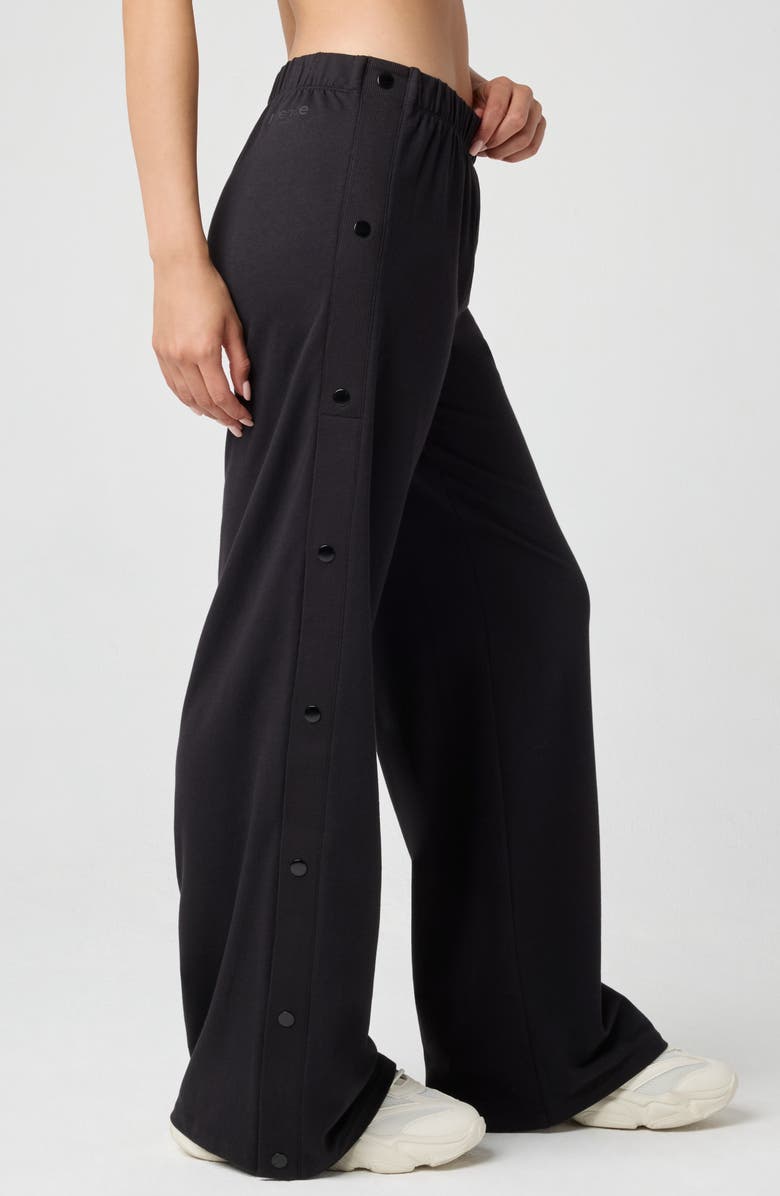 Florence by Mills Snap Wide Leg Pants, Alternate, color, Black