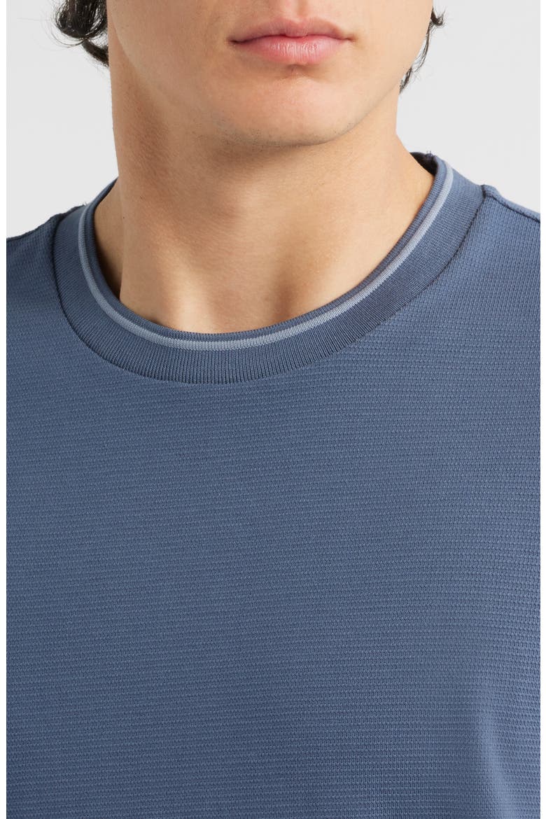 Thompson Tipped Cotton Blend T-Shirt, Alternate, color, OPEN BLUE