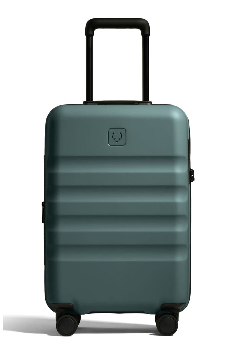 Icon Stripe Expendable Carry-on Luggage, Main, color, Glade Blue