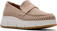 Clarks® Loriini Edge Platform Wedge Loafer