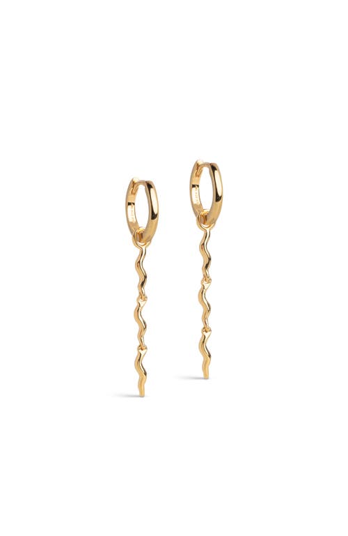 Enamel Copenhagen Hydrus Hoops In Gold