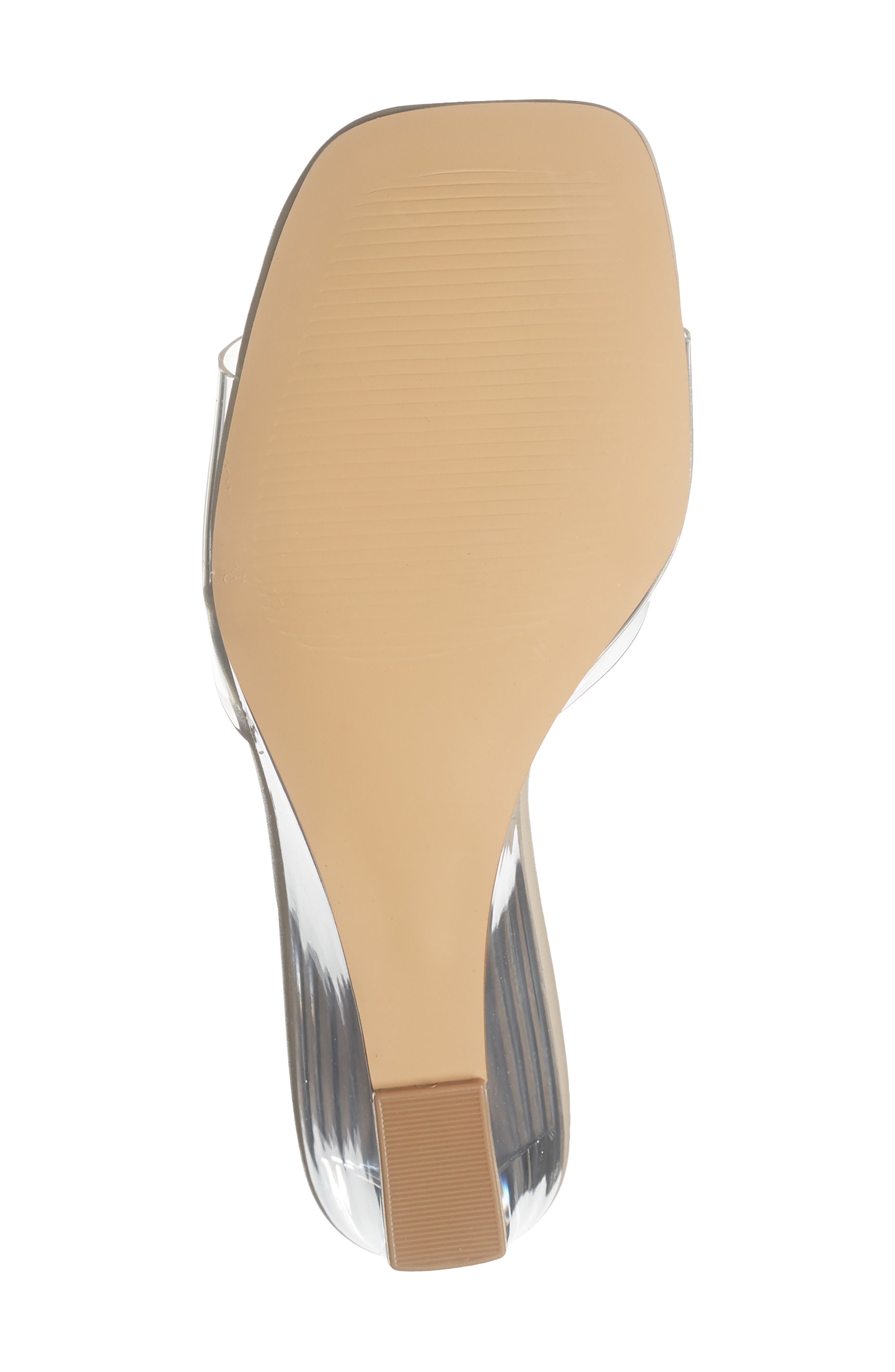 Everess Wedge Sandal, Alternate, color, CLEAR