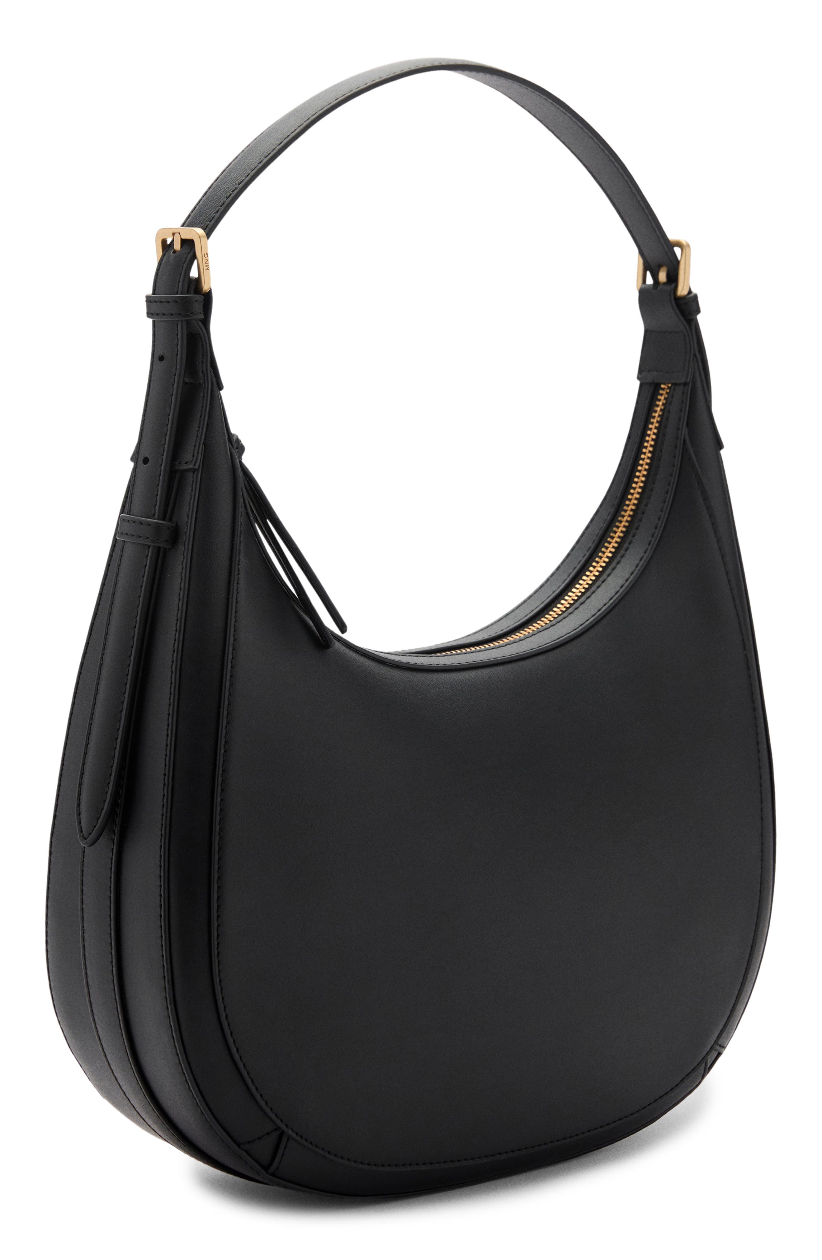 MANGO Faux Leather Shoulder Bag, Alternate, color, 