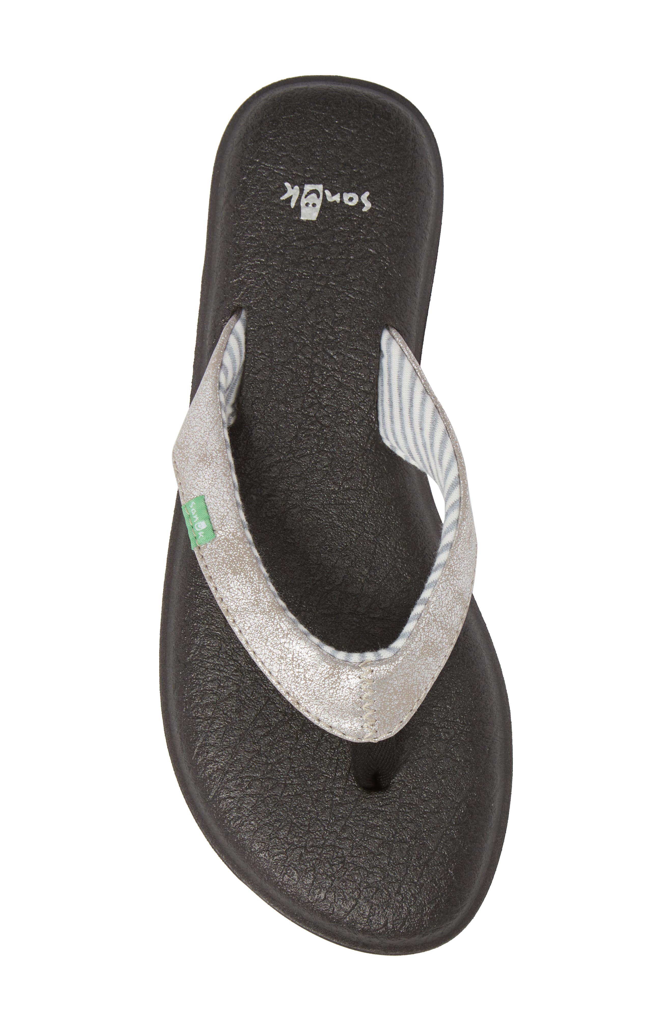 Sanuk 'Yoga Chakra' Flip Flop, Alternate, color, 