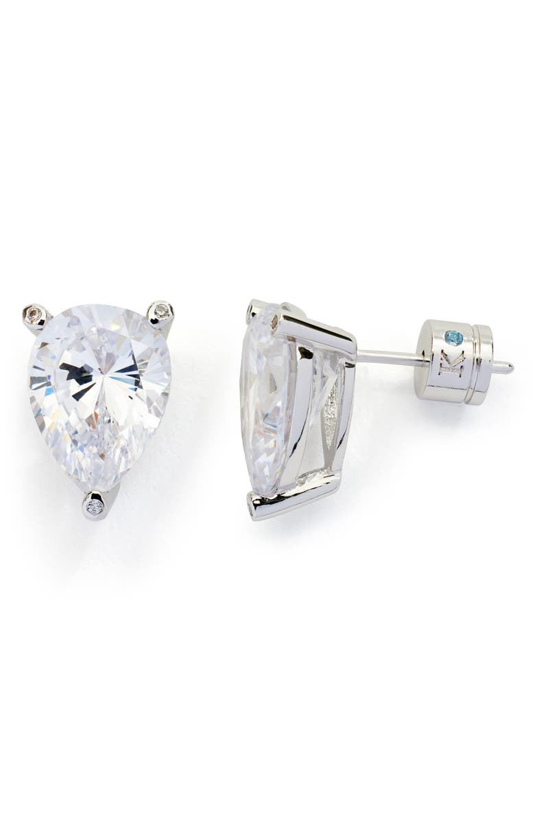 Kleinfeld Cubic Zirconia Large Teardrop Stud Earrings, Alternate, color,