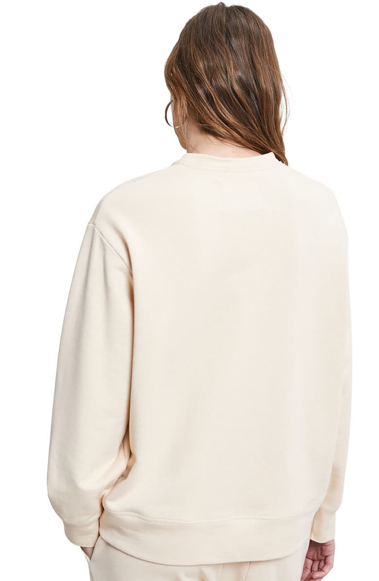 ottod'Ame Cotton Sweatshirt, Alternate, color, Ecru