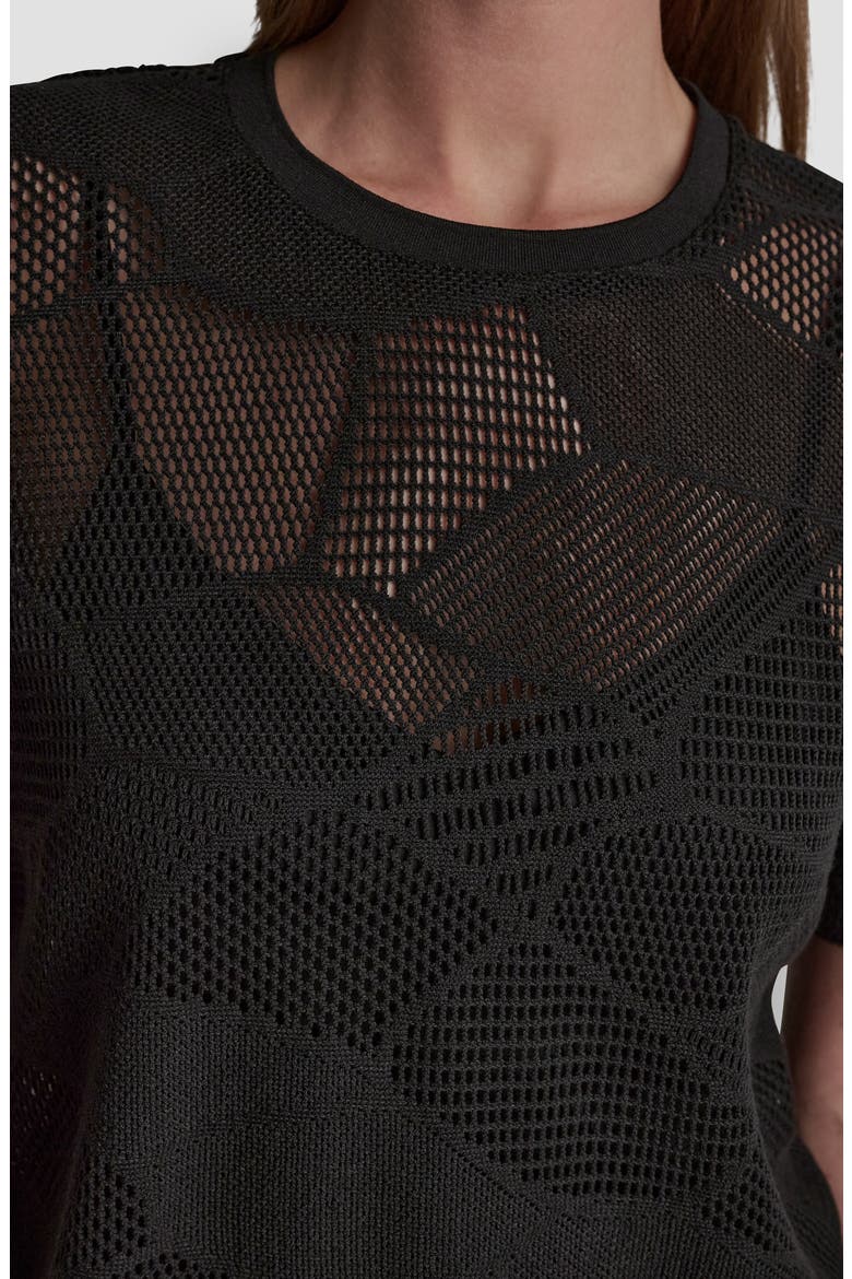 Croton Lace Top, Alternate, color, BLACK
